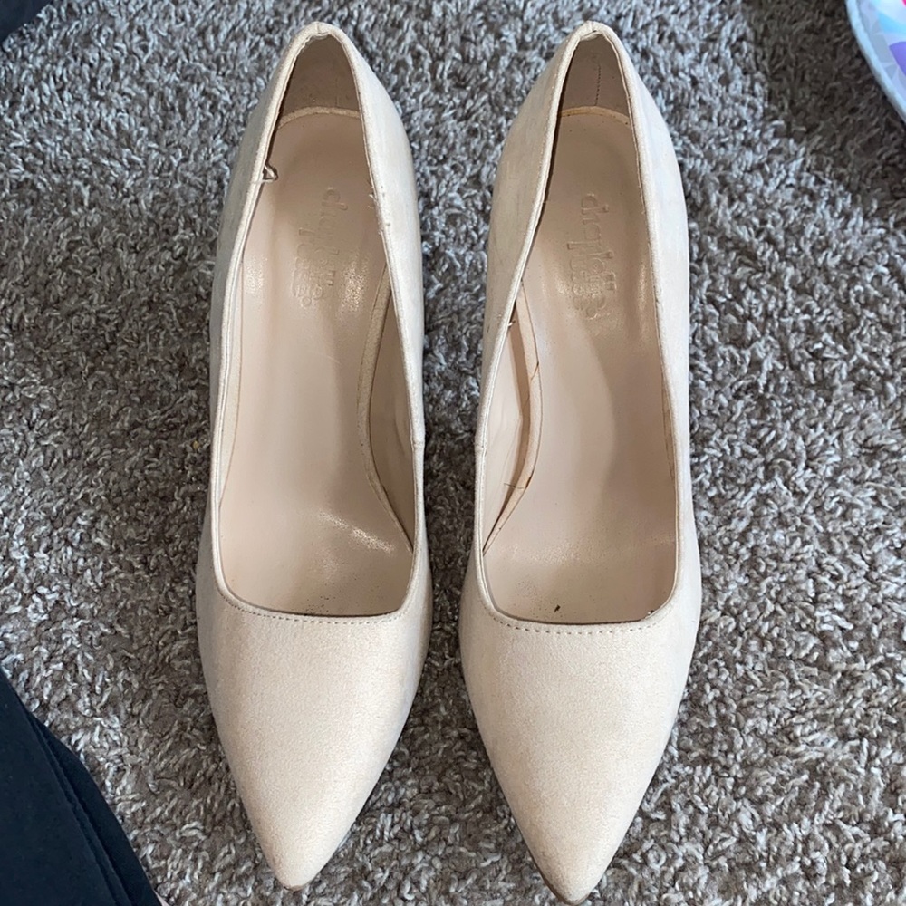 Cream heels